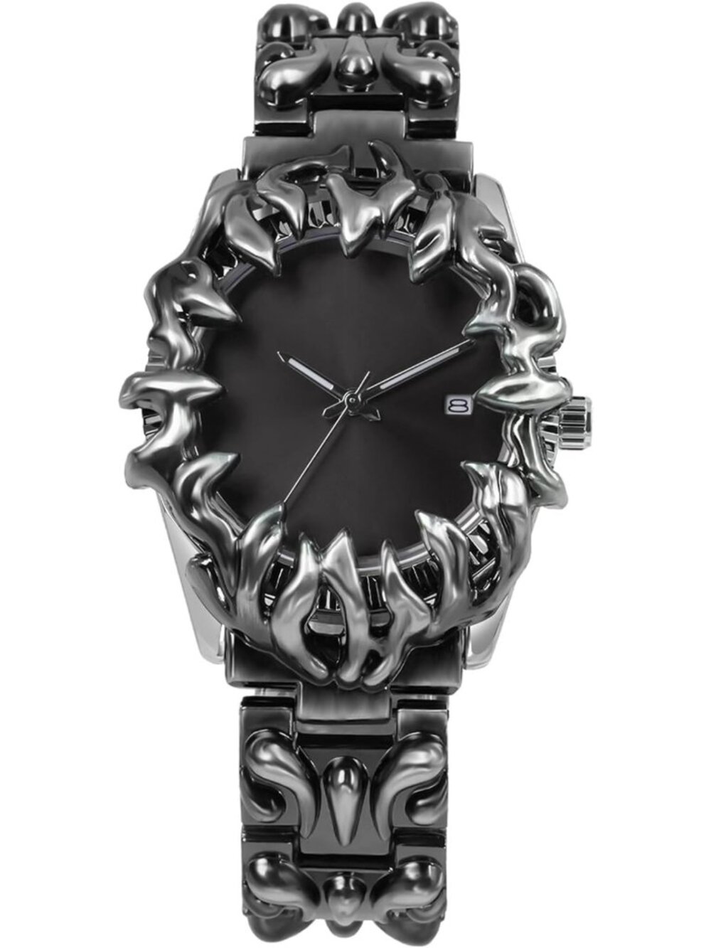 Gothic Steampunk Men's Quartz Analog Watch - Vintage Style Timepiece